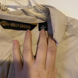 Harley Davidson short sleeve button up shirt